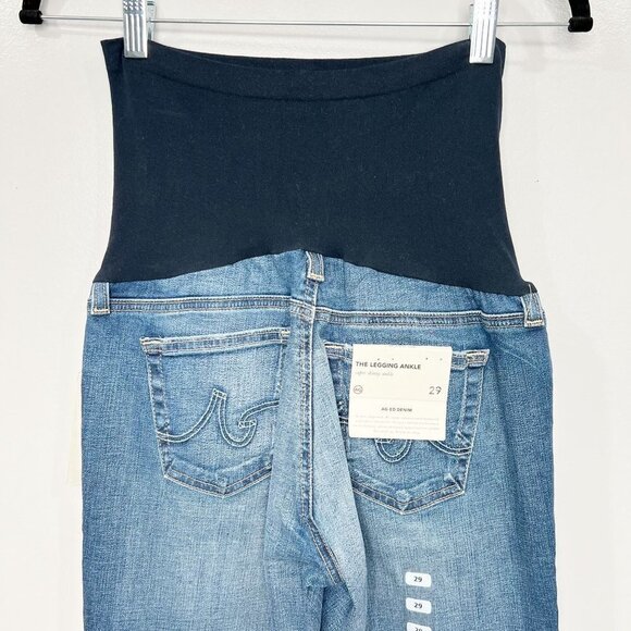 Adriano Goldschmied AG Maternity The Legging Ankle Jeans 18Y NWT Size 29 A3 - Picture 8 of 11